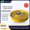 Circunferência da mão cor alumínio borda de palavra tira luminosa borda de palavra de alumínio borda de alumínio borda de palavra sem costura superfície espelhada espelho prateado espelho dourado