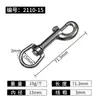 Hebilla de Perro de Aleación de Zinc Hebilla de Gancho Hebilla para Mascotas Hebilla de Boca de Pez Hebilla para Llaves Fabricante Accesorios de Ferretería Metálica Listos para Usar para Equipaje