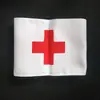 Brazalete de Tela de Sarga Uniforme Cruz Roja para Doctores, Enfermeras y Trabajadores de Saneamiento, Cierre de Velcro Universal, Elasticidad Ajustable