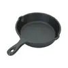 Sartén de Hierro Fundido Sin Recubrimiento Transfronteriza Sartén Pequeña Sartén para el Hogar Sartén de Hierro a la Antigua Set de Utensilios de Cocina Sartén Anti-Salpicaduras