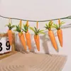 6 Decorações de Cenoura com Flash Decorações de Festa de Páscoa Decoração de Casa de Primavera Adereços de Exibição de Vegetais Falsos Adereços de Fotografia