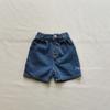 Ins pantalones de moda de primavera y verano para niños de estilo coreano holgados rectos de mezclilla lavada casuales shorts para niños y niñas