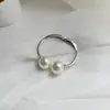 Joia da Moda para Comércio Exterior Pulseira de Pérolas para Mulheres, Estilo Europeu e Americano, Design Aberto Personalizável, Banhado a Ouro Simples, Joias Populares Mais Vendidas Atacado