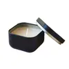 Fabricante de Lata Quadrada em Formato de Coração Vela Perfumada Atacado Decoração Simples Criativa Lata Quadrada Pequena Colorida Vela Perfumada