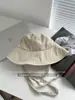 Corea del Sur Sombrero de Pescador de Ala Ancha para el Sol de Verano para Mujer Ins Elegante que Muestra la Cara Correa Pequeña Sombrero Cubo Sombrero de Sol Protector Solar