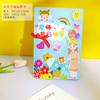 Día del Niño Tarjetas de Felicitación Creativas Hechas a Mano para Niños de Preescolar Manualidades Familiares DIY Materiales Tarjeta Estéreo de Flores Secas Regalos