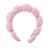Linda Diadema de Esponja con Forma de Nube Creativa Trenzada para Lavarse la Cara y Maquillaje Venta al por Mayor Lazo Estilo Ins