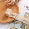 Tecido Decorativo Macio, Fio de Algodão Tecido à Máquina, Acessórios para Toalha de Mesa, Materiais para Cortina DIY Feitos à Mão, Barra de Renda Larga, Bainha Franzida
