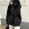 Suéter de gola redonda de cor sólida feminino outono e inverno em estoque novo estilo coreano solto estilo preguiçoso pulôver suéter de malha macia e encerada para mulheres