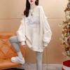 2024 Super Quente Ponto Franzido Solto Fino Suor Feminino Estilo Simples Borboleta Grafite Meio-comprimento Slim Top