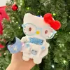 Nuevo Llavero de Peluche Original Hello Kitty DIY Grande "Camarón" Muñeca Linda Colgante para Bolsa