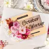 Serie Paraíso Lleno de Flores Pegatinas Impermeables para Mascotas Estilo Ins Florales Retro Material para Diario de Viaje DIY Pegatinas Decorativas