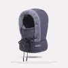 Chapéu Lenço de Inverno Feminino Integrado Gorro Acolchoado Quente À Prova de Vento Artefato Quente para Andar de Carro Elétrico Chapéu Lei Feng