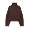 Ropa europea y americana transfronteriza para mujer ZA AliExpress artículo más vendido popular chaqueta de cremallera de color liso