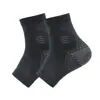Calcetines de Tobillo con Compresión Elástica para Mujer, Calcetines de Presión Abiertos en la Punta para Bádminton y Tenis, Previenen Esguinces de Tobillo