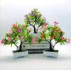 Planta Simulada En Maceta Versátil Planta Verde Árbol Pequeño Bonsái Decoración de Interior Bonsái Escritorio de Oficina Adornos Pequeños