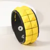 Pulsera de Cuero PU con Remaches Cuadrados de Doble Fila Punk Remachada Pulsera Personalizada para Hombre Pulsera Genial Estilo Callejero Venta al por Mayor Transfronteriza