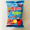 Snacks Importados Coreanos al por Mayor Tiras de Pastel de Arroz Frito Picante Inflado de Nueve Días 100g Tiras de Pastel Dulces y Picantes