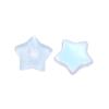 Verano hielo a través de textura de vidrio lentejuelas resina estrella de cinco puntas diy dulce niña tocado accesorios para el cabello parche accesorios