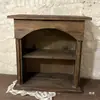 Gabinete de Almacenamiento de Madera Maciza, Gabinete Dulce de Jardín, Gabinete de Escritorio para Muñecas, Soporte de Flores Vintage, Estante de Exhibición Antiguo, Gabinete de Almacenamiento Abierto