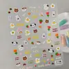 Adesivos Fofos de Animais para Nail Art 5D Em relevo Estéreo Padrão Dopamina Adesivo de Unha DIY Estilo Ca Joia