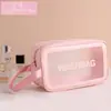 Nova Bolsa de Higiene Pessoal Impermeável com Separação Seca e Úmida Conveniente para Mulheres, Bolsa de Armazenamento de Higiene Pessoal de Grande Capacidade para Viagem e Natação, Portátil