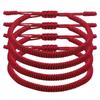 Pulseira de Cordão Vermelho Popular da Amazon Estilo Tibetano para Homens e Mulheres, Pulseira de Nó Transfronteiriça para Casais para o Dia dos Namorados
