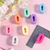 Cuentas de Letras Individuales, Accesorios de Cuentas de Letras Acrílicas con Agujero Grande, Pulsera Hecha a Mano para DIY, Decoración de Cadena para Teléfono Móvil