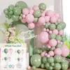 Amazon juego de globos de cumpleaños transfronterizo serie de fiesta de cumpleaños decoración de pared de fondo juego de cadena de globos