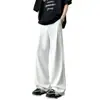 Pantalones Casuales a Medida/De Caída Suelta para Hombres y Mujeres, Pierna Recta, Elásticos, Temporada de Primavera, Elegantes, Corte Holgado, Pantalones Casuales Versátiles para Verano