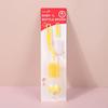 Cepillo para Biberón de Plástico para Bebé Transfronterizo Tamaño Esponja Mango Largo Cepillo para Tetina de Biberón Vaso con Pajita para Niños