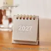 Calendario de Escritorio Mini 2027 Estilo Sencillo Sin Marca Calendario Planificador de Cuenta Regresiva Adorno de Escritorio