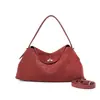 Nuevo bolso bandolera cruzado versátil de piel de vaca mate, bolso de mano vintage para trabajadoras de oficina, bolso de hombro de piel genuina para el trabajo para mujeres