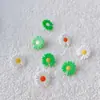 Nueva decoración de hebilla para zapatos de margarita zapatos blancos accesorios diy flor para zapatos accesorios de hebilla para zapatos flor sin encaje