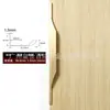 Tirador de armario invisible, diseño minimalista moderno, operado con el pulgar, no requiere ranura, negro y dorado, lujo ligero, tirador de puerta de altura completa