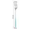 Conjunto Criativo de Quatro Peças de Aço Inoxidável com Gradiente, Faca e Garfo, Colher Coreana, Talheres Ocidentais Dourados para Bife, Colher, Hashis, Fabricante
