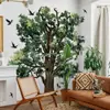Ms15011 Estilo Realista Árbol Grande y Pájaro Pegatinas de Pared Creativas Decoración de Fondo para Dormitorio Sala de Estar Pegatinas Autoadhesivas Removibles