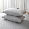 Funda de almohada impermeable con relieve de tela cepillada, funda interior para núcleo de almohada, cubierta protectora para núcleo de almohada absorbente de sudor y eliminadora de humedad, funda de almohada