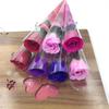 Sabonete Perfumado Rosa Flor de Sabão Simulação de Haste Única Dia dos Professores Barraca de Rua Atividade da Empresa Pequeno Presente Atacado Presente de Dia dos Namorados