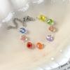 Colar de Cristal Colorido Dopamina de Verão para Mulheres Corrente de Pesca de Alta Qualidade Corrente de Clavícula Pulseira Gargantilha Tendência
