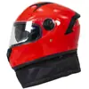 Capacete de motocicleta com espelho duplo antiembaçante para carro elétrico, masculino e feminino, quente de inverno, capacete completo para todas as estações, cobertura total para motocicleta