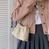 Bolsos de Mujer de Moda Nuevo Modelo 2026, Bolso de Hombro de Color Sólido Texturizado de Nicho, Bolso Cruzado Pequeño Versátil de Cadena Tipo Nube