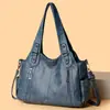 Comércio Exterior Mais Vendido Vintage Bolsa de Ombro Único para Axila Nova Bolsa Tote de Grande Capacidade Transfronteiriça Versátil para o Dia a Dia Manual Transversal