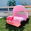 Anillo de Asiento para Niños de Venta Caliente Transfronteriza con Toldo de Protección Solar Anillo de Natación para Bebé Asiento Venta al por Mayor Juguete Acuático Antivuelco