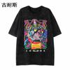 Amazon deseo estampado camiseta de manga corta para mujer verano holgada coreana casual Joker media manga algodón top al por mayor