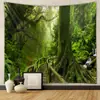 Tapeçaria Transfronteiriça Casa Tapeçaria Boêmia Decoração de Quarto Pano Pendurado Pano de Fundo Estilo ins Pano Pendurado Tapeçaria Florestal