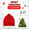 Navidad Nueva Cubierta de Silla de Navidad Nueva 2026 Tela No Tejida Gorro de Navidad Decorativo Cubierta de Silla Suministros para Fiesta de Navidad