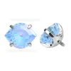 Transfronterizo Nuevo Aleación de Titanio F136 Ojo de Ángel Degradado Hermoso Hueso de Oreja Uña Accesorios Brillante Circonita Cabeza de Uña de Labio