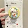 Lindo Gatito con Forma de Corazón 3D con Soporte Magnético Compatible con Teléfonos Magsafe, Adhesivo Fuerte para Uso en Escritorio, Gadget de Moda