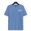 Fabricante Original Verano Seda de Hielo Secado Rápido Manga Corta Superior Delgado Camiseta de Manga Corta para Hombre Tendencia Holgada Deportiva Versátil t